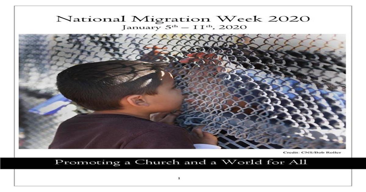 Global – Semana Nacional de Migración 2020 (5-11 enero)