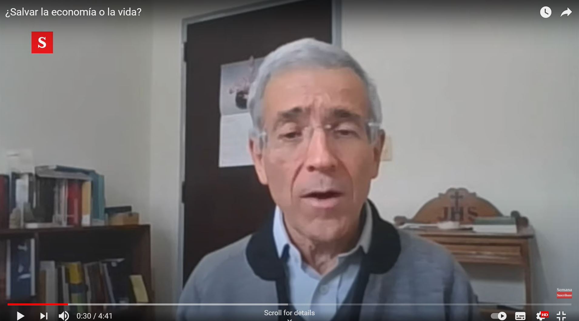 What is to be saved first and foremost, lives or economy? – by Francisco de Roux, SJ, President of the Colombian Truth Commission