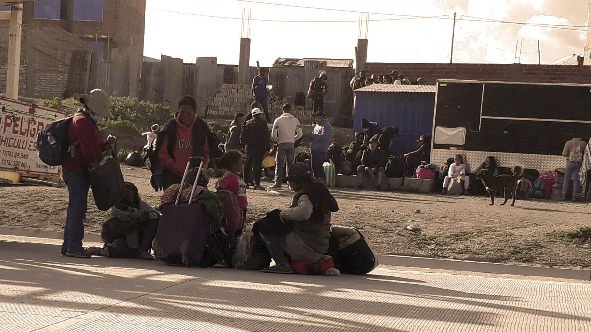 Bolivie – Les migrants ne peuvent pas traverser la frontière