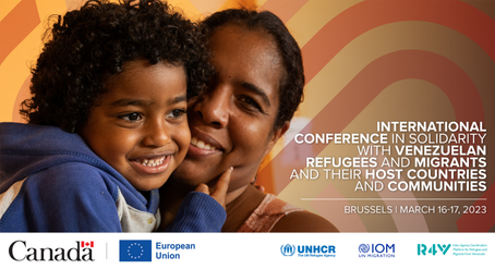 Venezuelan refugees and forcibly displaced people need the commitment of the international community.