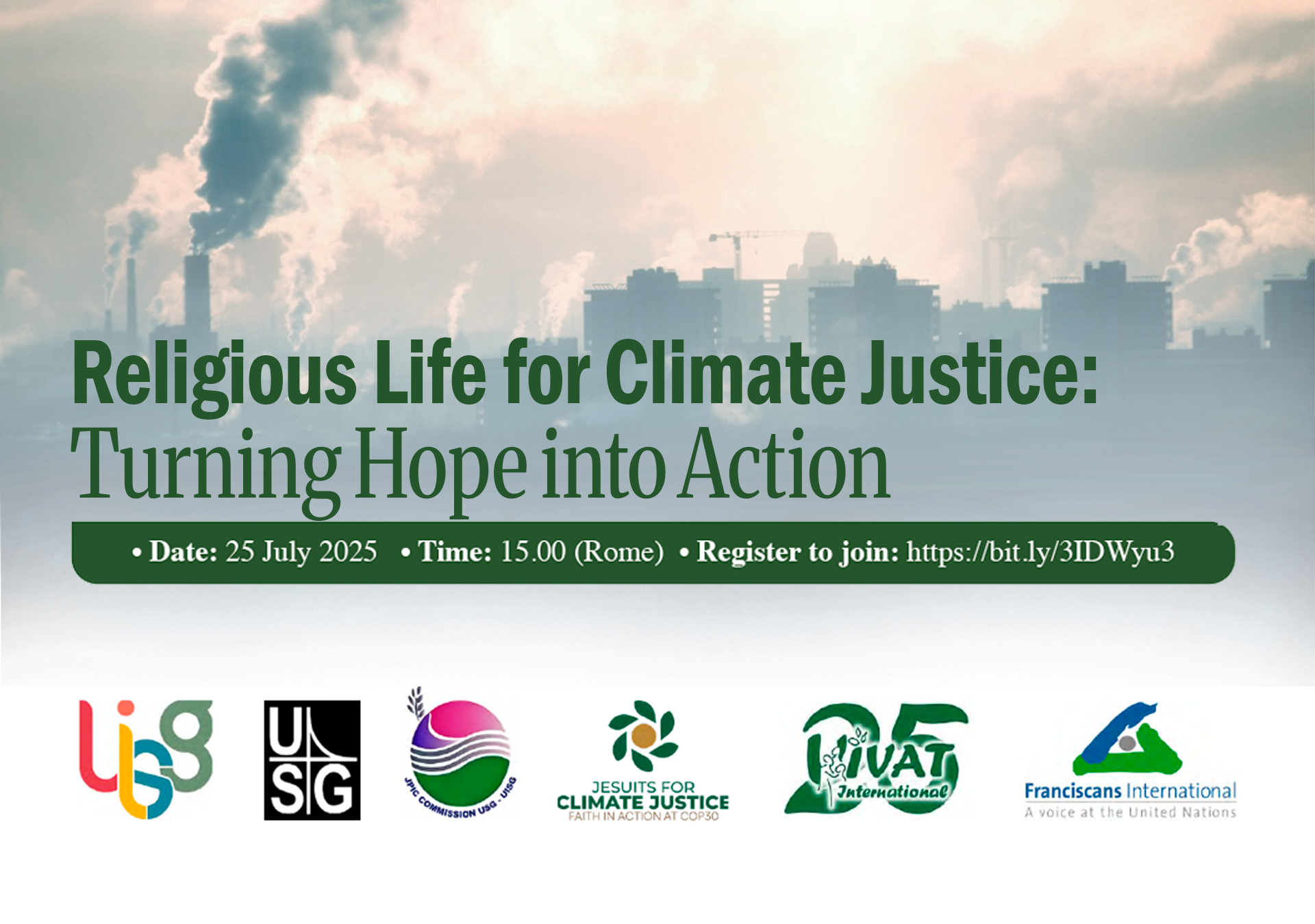 Religious Life for Climate Justice: Turning Hope into Action