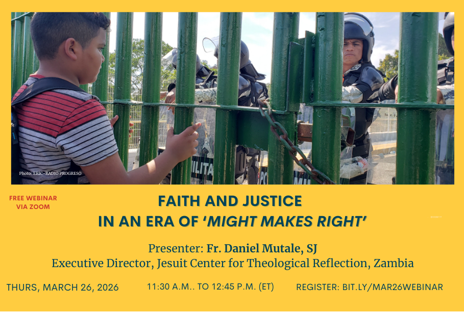 Webinar on Faith And Justice In An Era of ‘Might Makes Right’